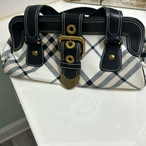 Burberry Purse with leather trim